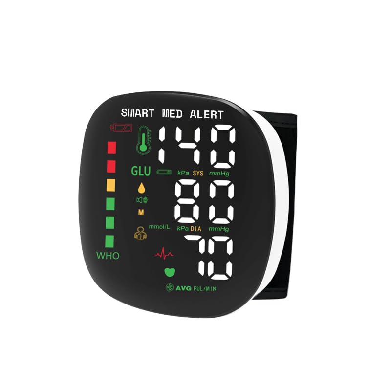 Rechargeable Wrist Blood Pressure Monitor with Adjustable Cuff Q20014