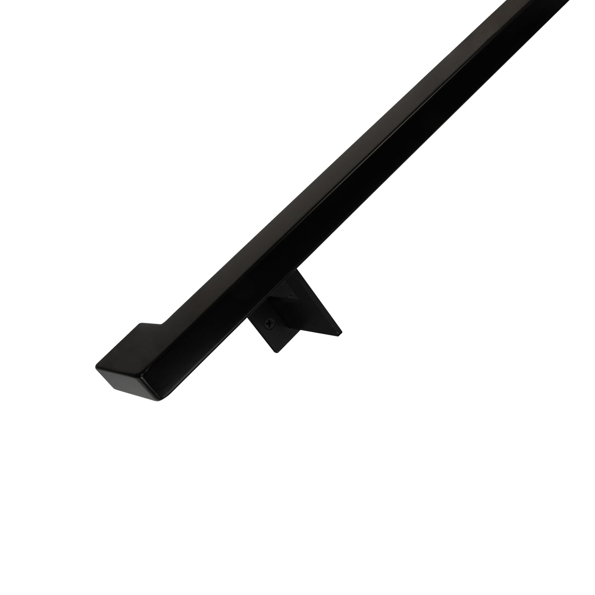 Black 5 Foot Aluminum Handrail Grab Bar Set K73198
