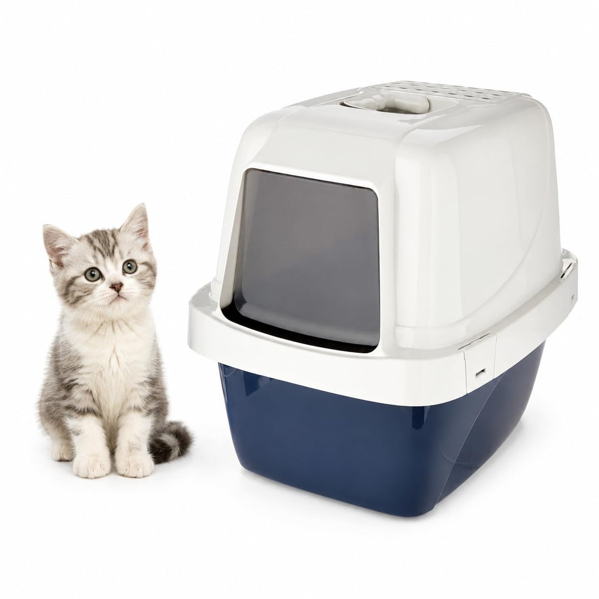 Extra-Large Enclosed Hooded Cat Litter Box W5780