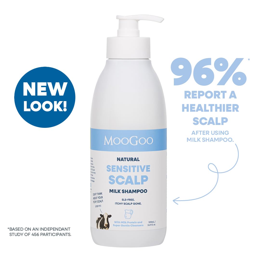 Natural Milk Shampoo & Cream Conditioner Pack - Sulphate-Free, Silicone-Free, Paraben-Free - 2x 16.9 fl oz U812