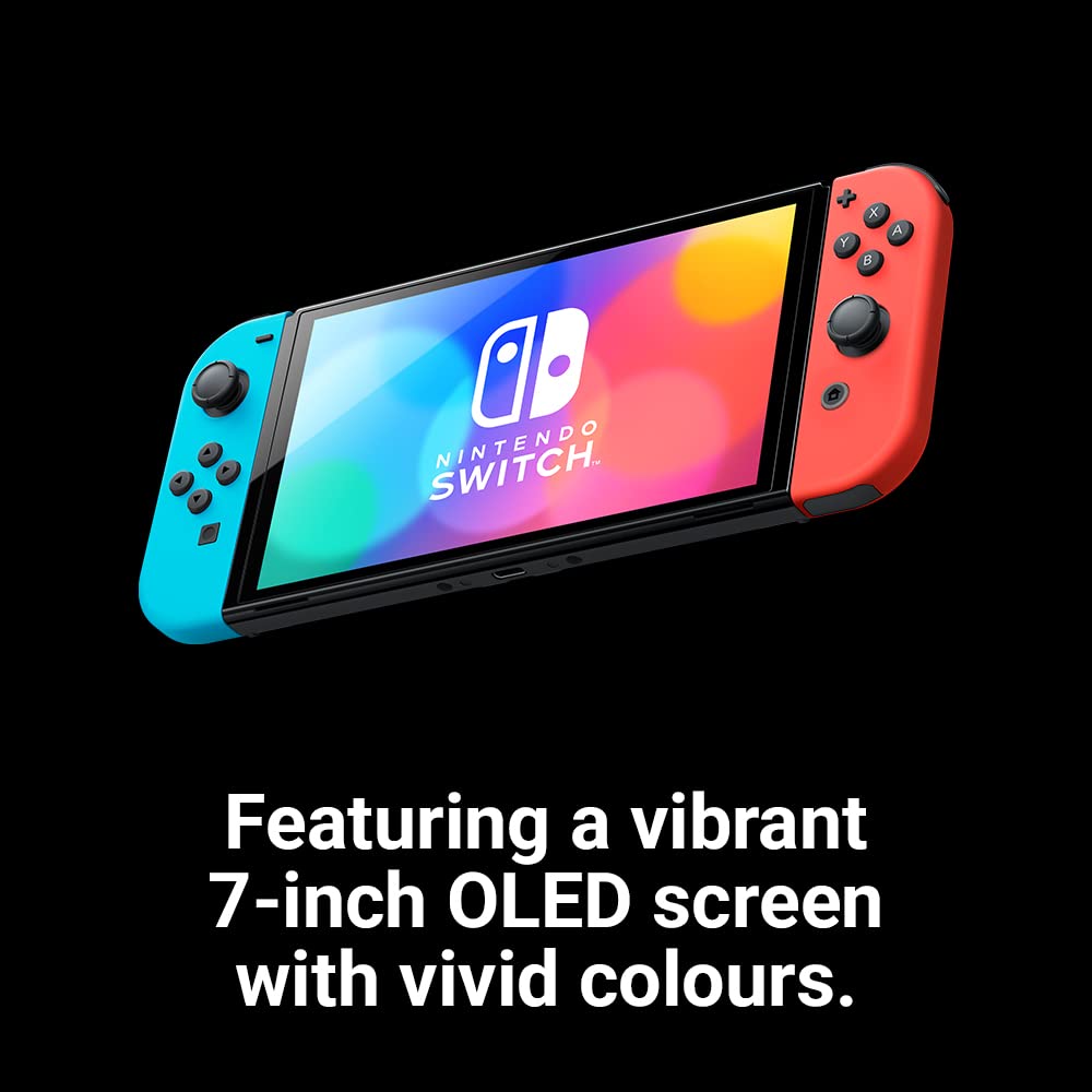 Nintendo Switch OLED Model Neon Blue Neon Red O27240