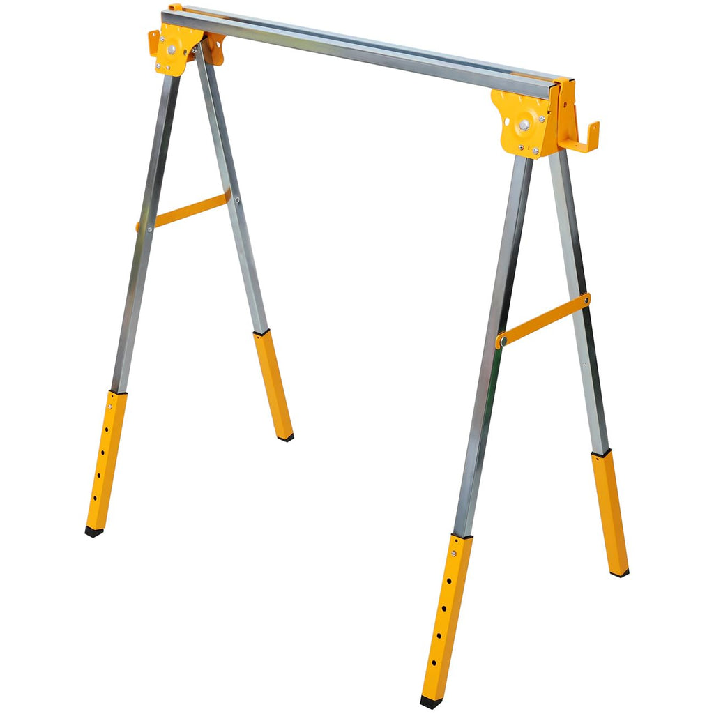 2 Pack Adjustable Height Folding Steel Sawhorse W711127