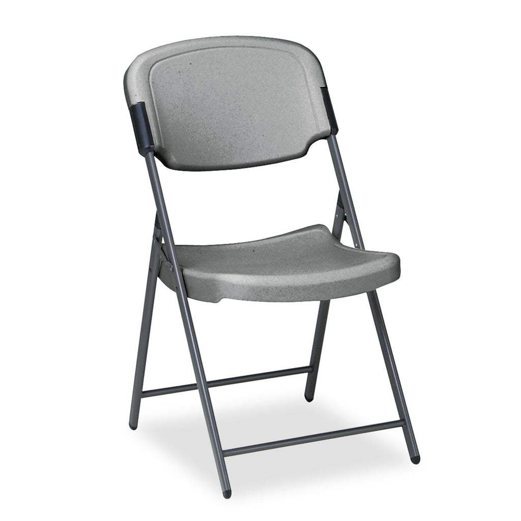 Charcoal Folding Chair with Steel Frame R900415