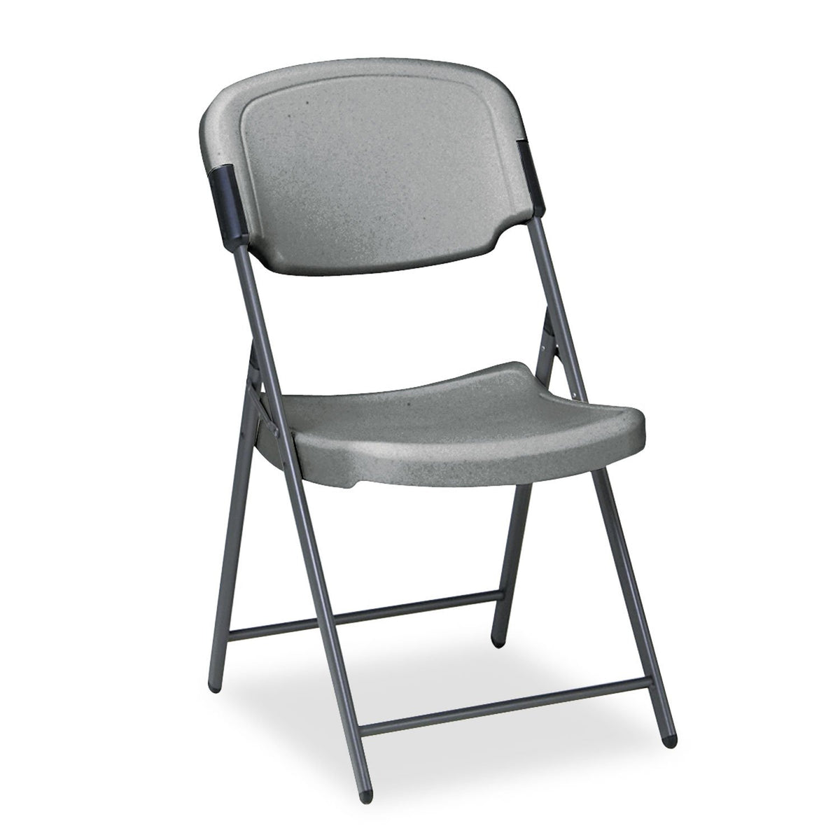 Charcoal Folding Chair with Steel Frame R900415