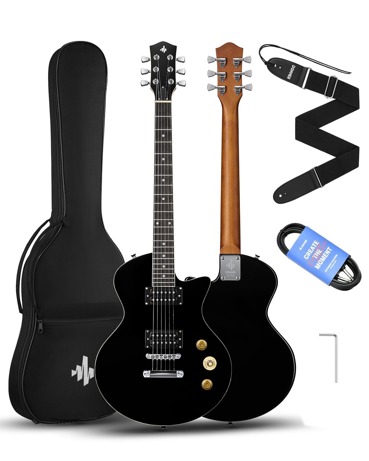 39" Electric Guitar with Dual Humbucker Pickups G296