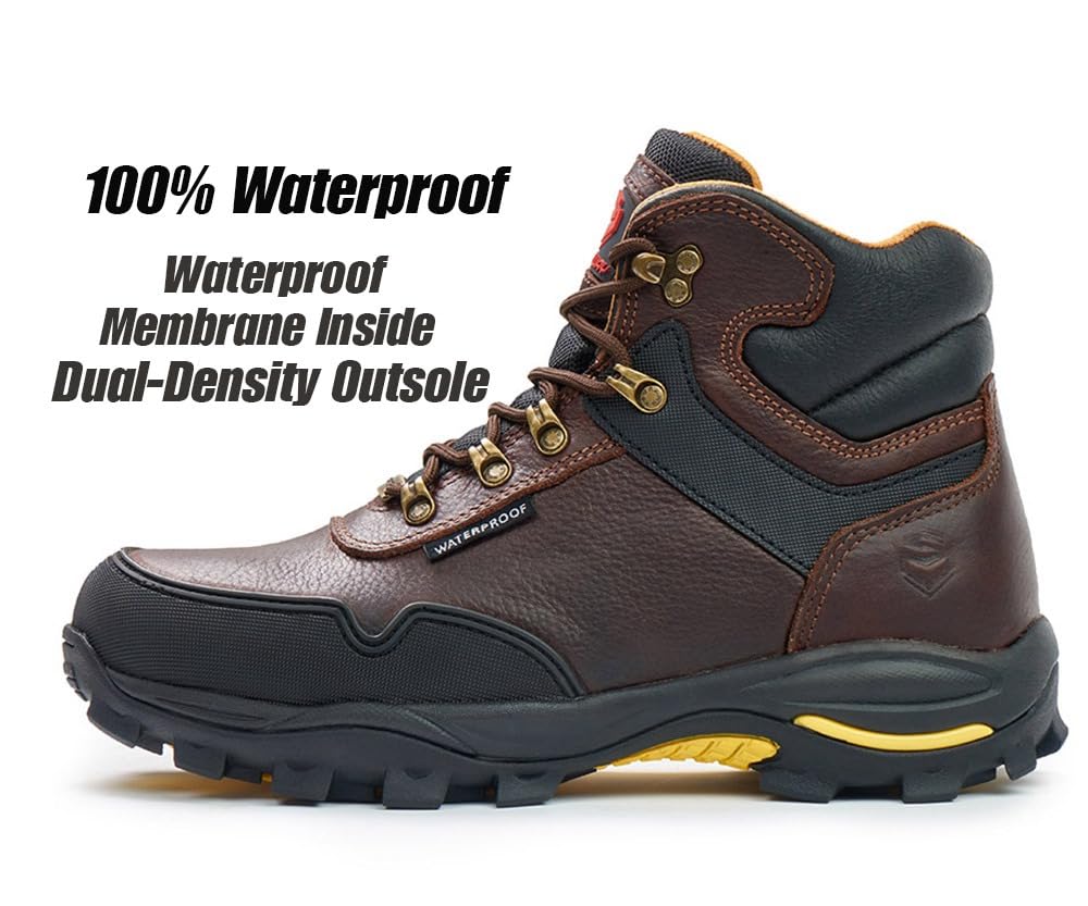 6 Inch Waterproof Leather Work Boots A37377