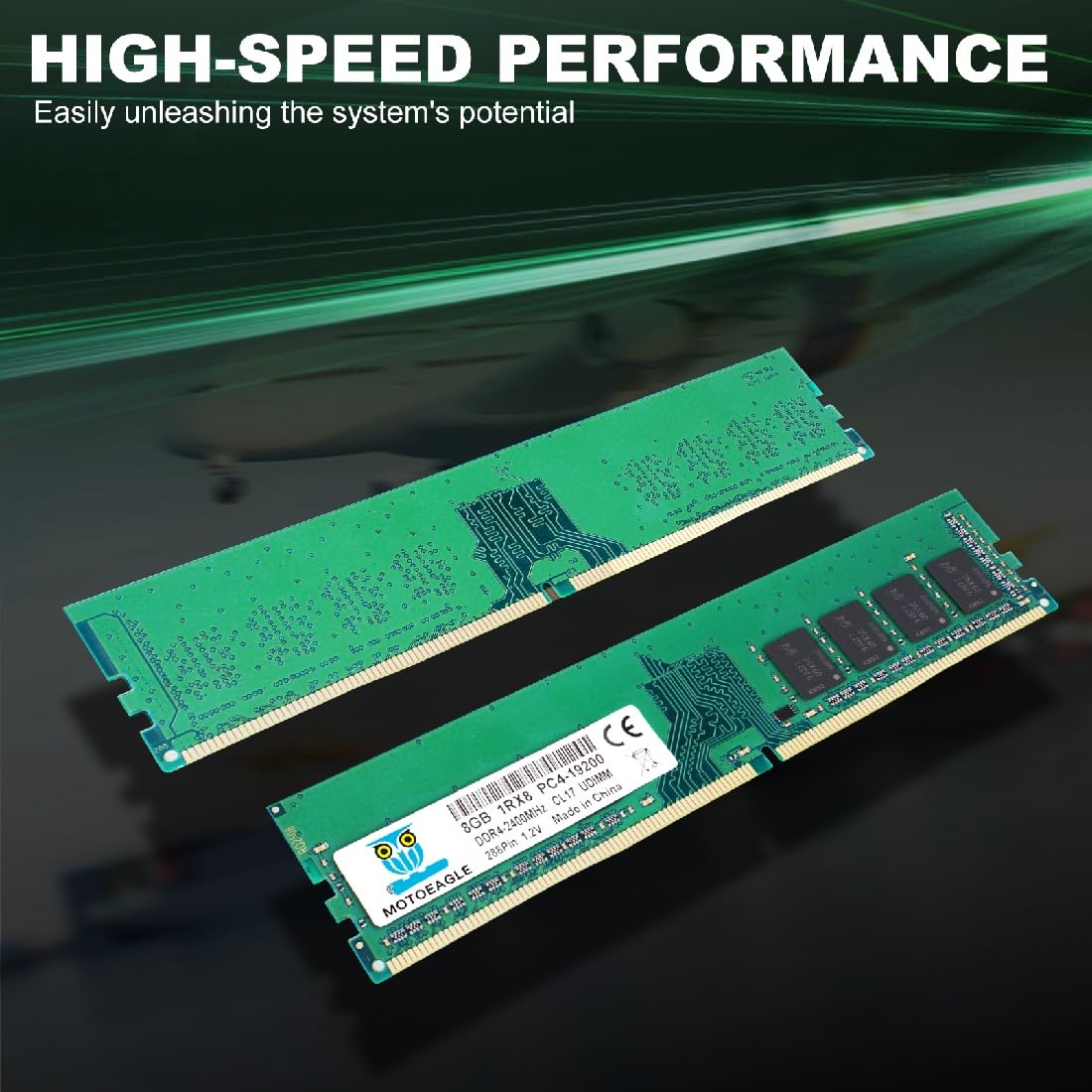 16GB DDR4 RAM 2x8GB 2400 MHz Non-ECC Desktop Memory KIT H1387