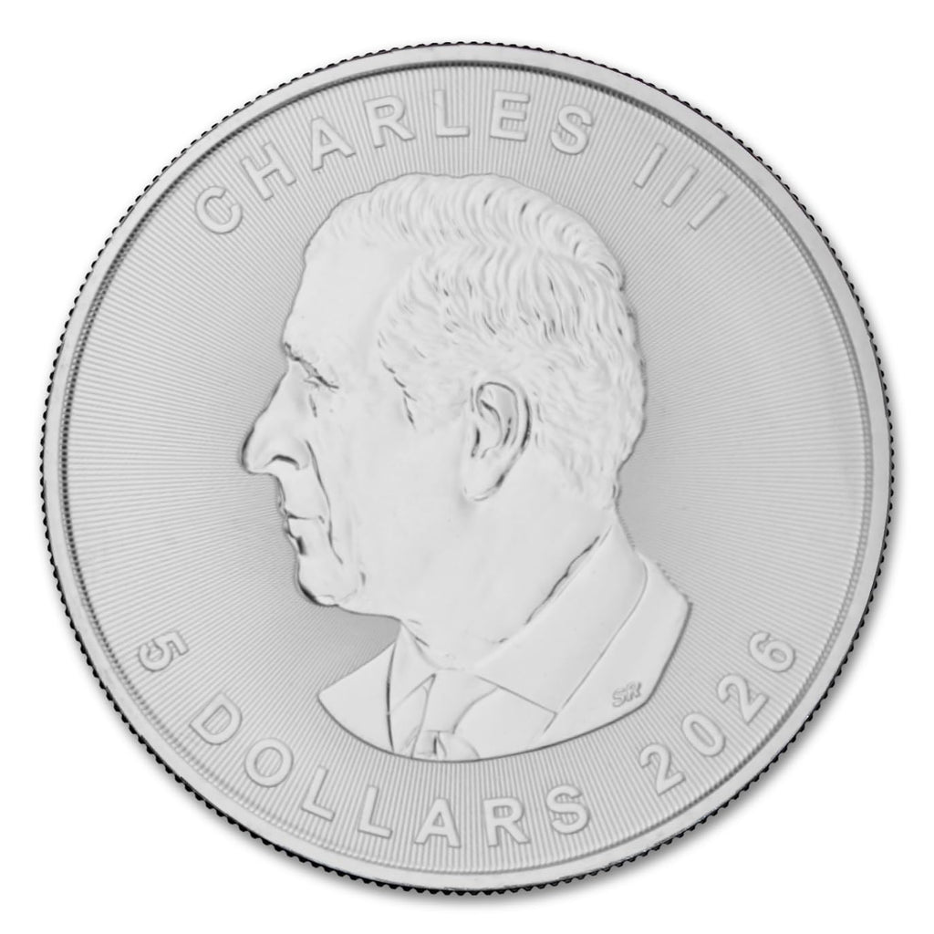 1 oz Canadian Maple Leaf Silver Coins Y5024