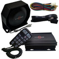 100W Police Siren and Speaker Kit with Handheld Microphone PA System P818