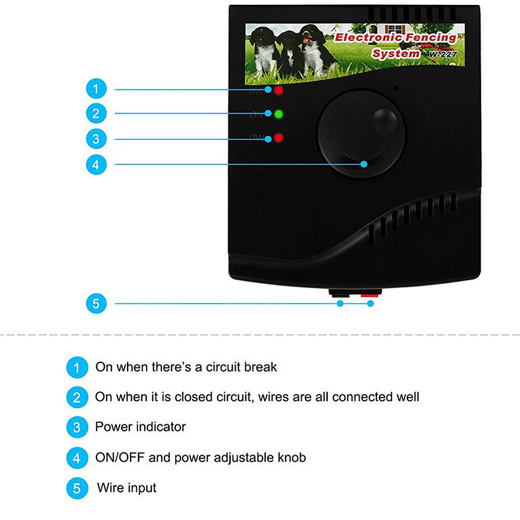 Electronic Dog Fence & Waterproof Training Collar System O6802