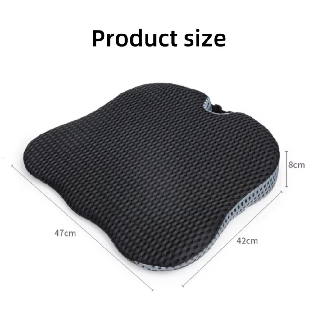 Black Memory Foam Car Seat Booster Cushion I772801