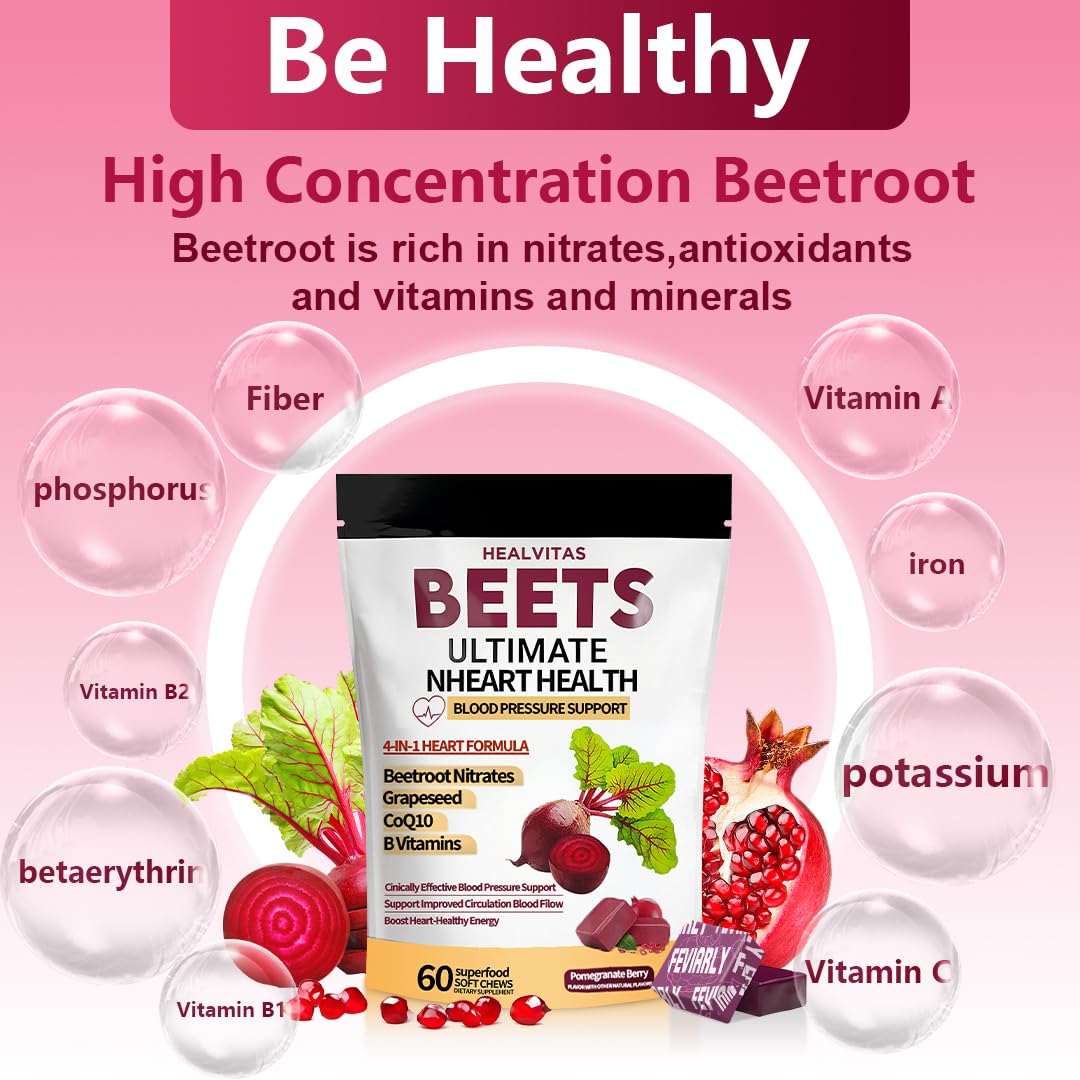 Beets Soft Chews 60ct L32475