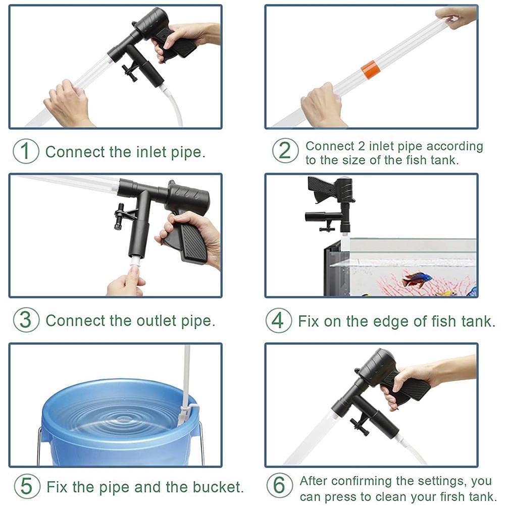 5 in 1 Aquarium Gravel Cleaner F689