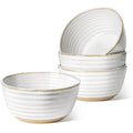 Ceramic Soup Bowl Set 42 oz 7 Inch Set of 4 Arctic White Y28092