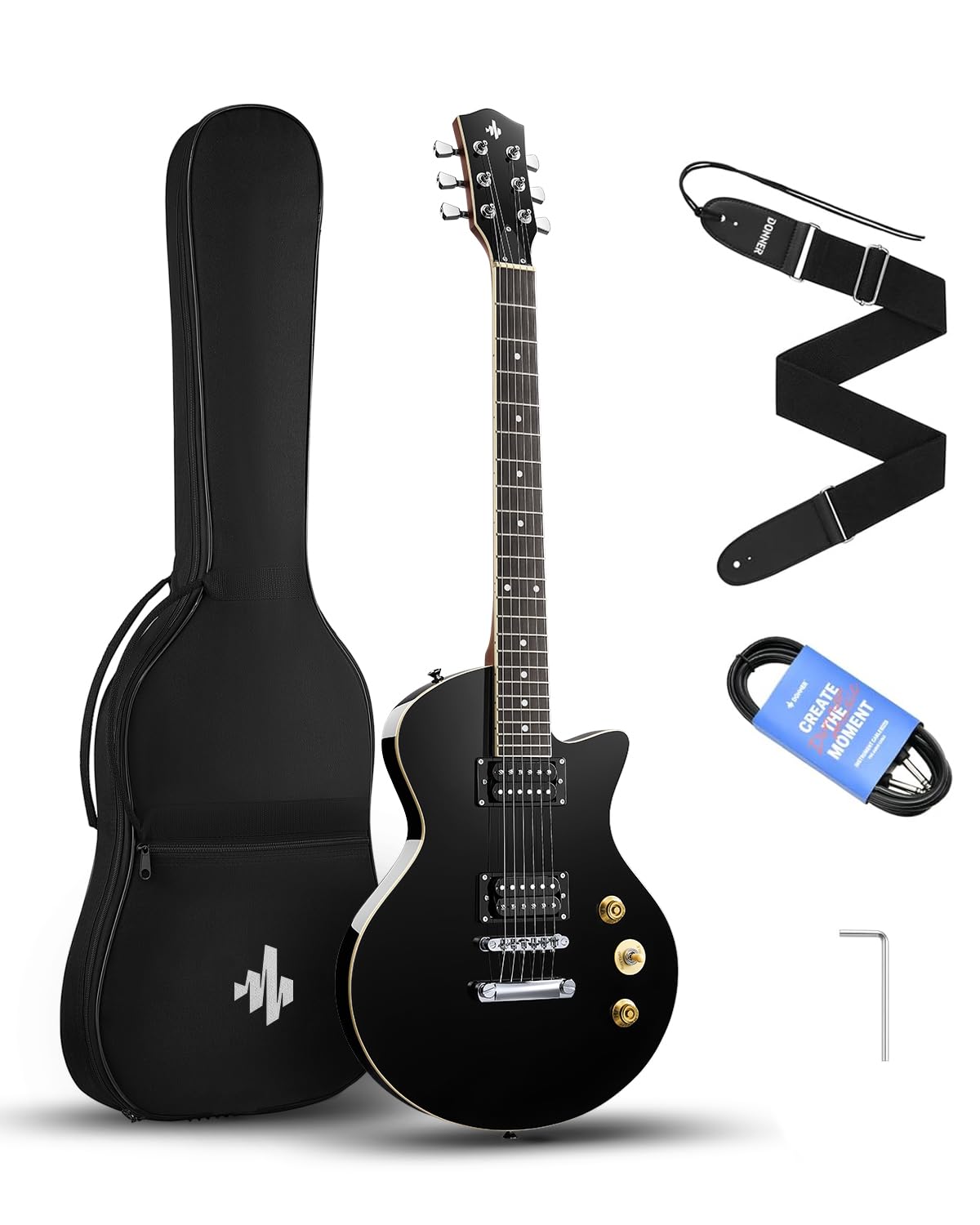 39" Electric Guitar with Dual Humbucker Pickups G296