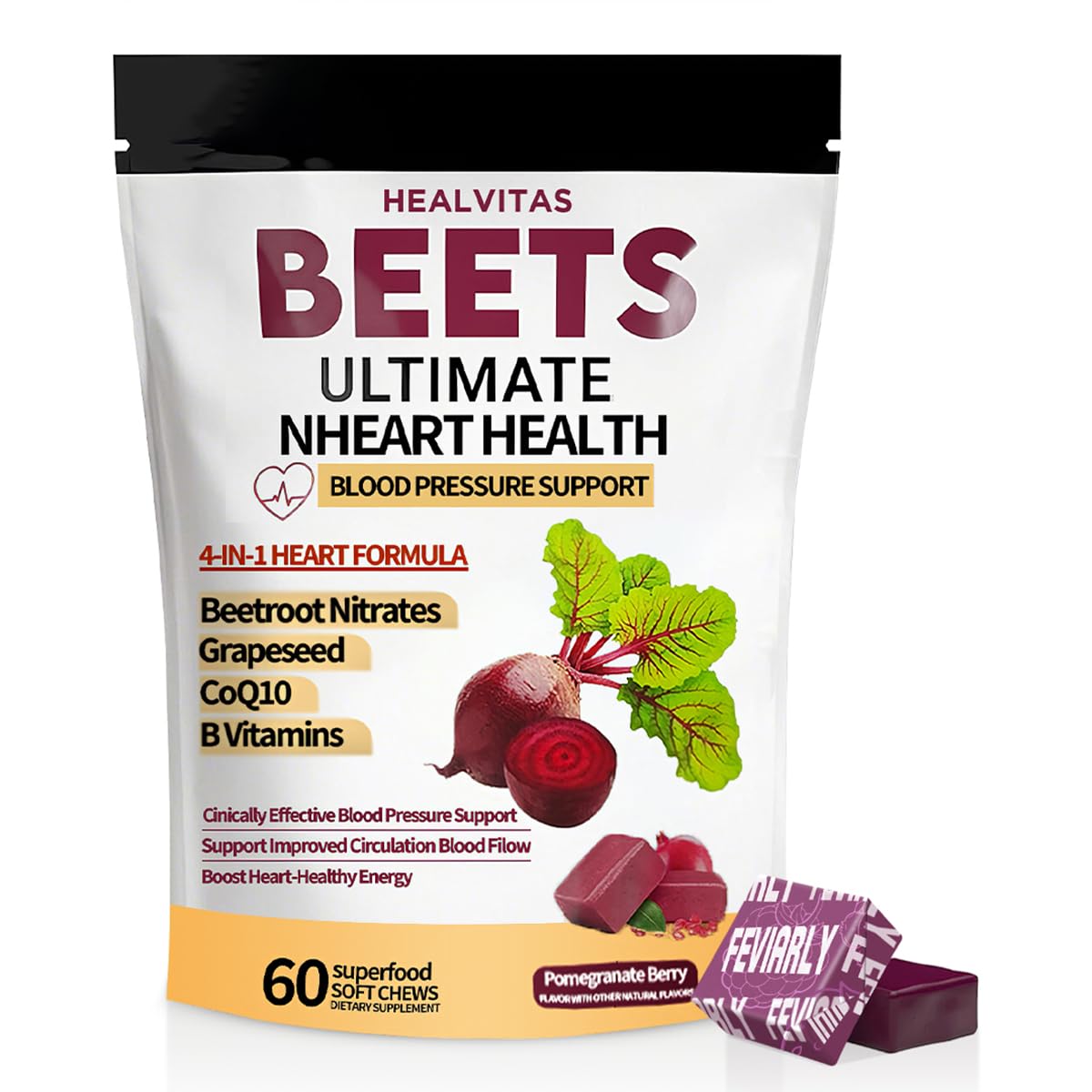 Beets Soft Chews 60ct L32475