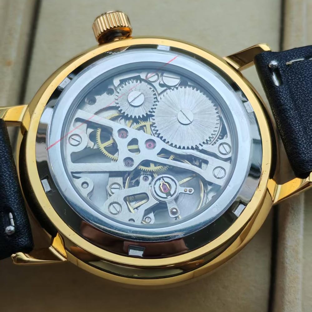 Vintage Mechanical Watch with Domed Glass and 40mm Case X68995
