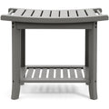 Teak Shower Bench with Storage Shelf Y754
