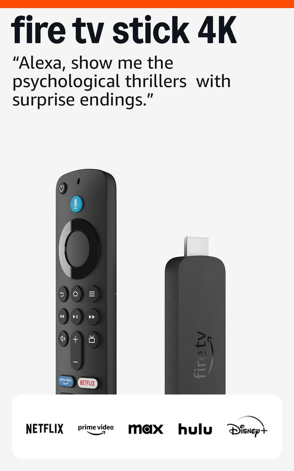 Like-New Fire TV Stick 4K with Wi-Fi 6 W793
