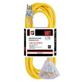 50 Ft Outdoor Extension Cord 3 Outlets Yellow L631