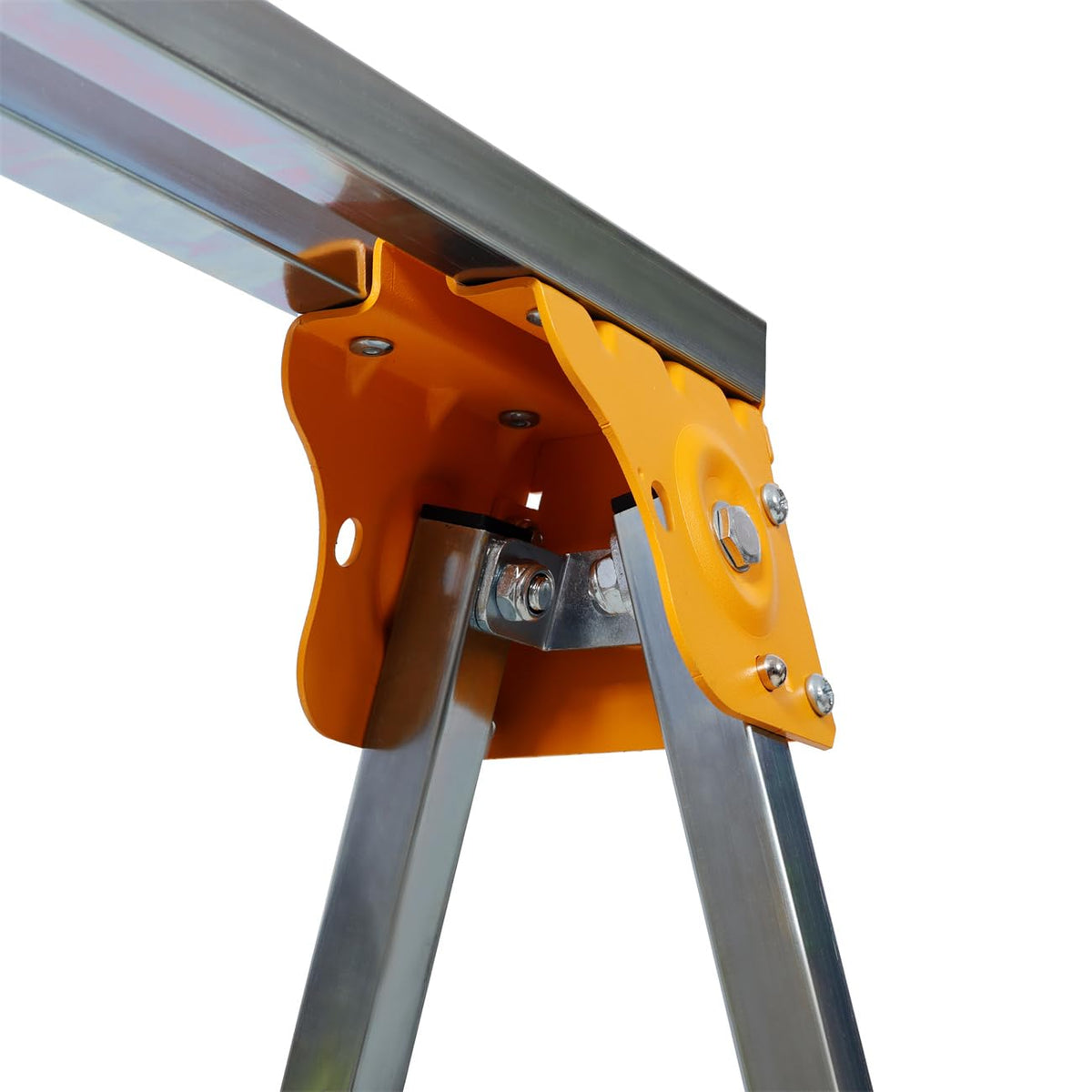 2 Pack Adjustable Height Folding Steel Sawhorse W711127