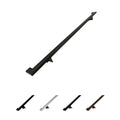 Black 5 Foot Aluminum Handrail Grab Bar Set K73198