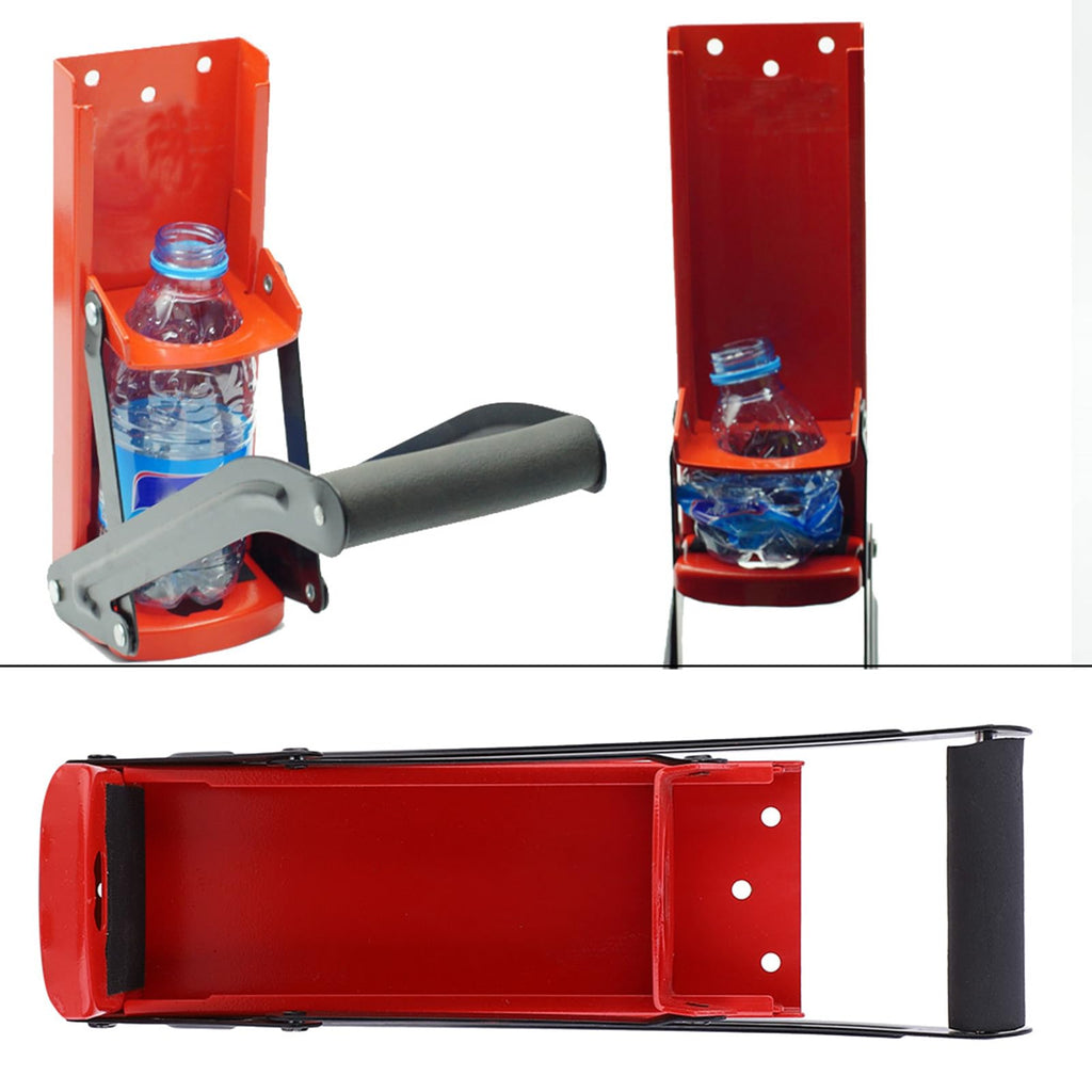 16oz Heavy Duty Steel Can Crusher with Rubber Handle N607809