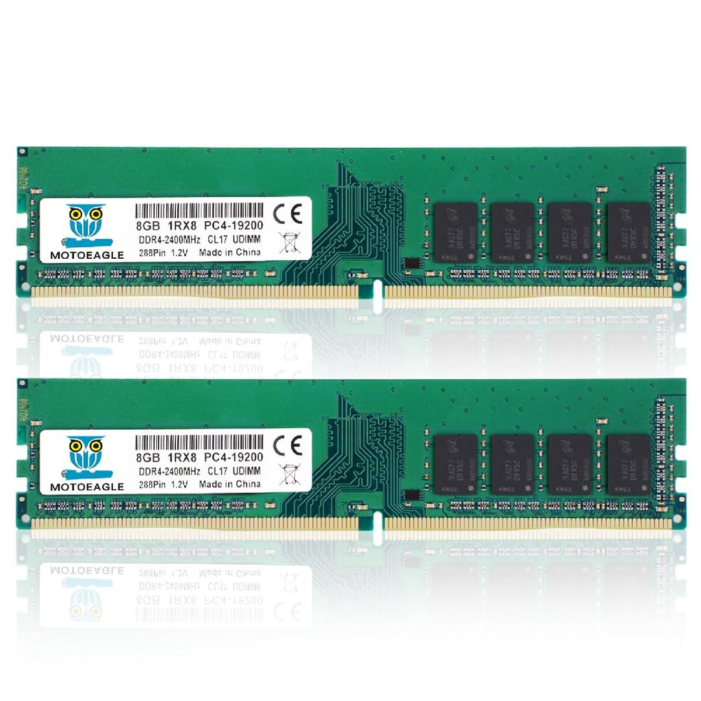 16GB DDR4 RAM 2x8GB 2400 MHz Non-ECC Desktop Memory KIT H1387