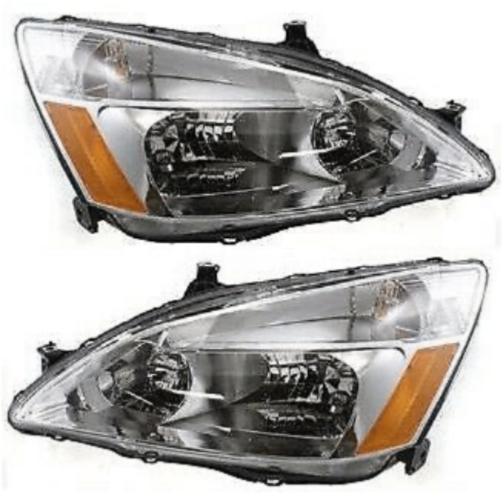 Headlight Set Left Right Clear Lens O8692