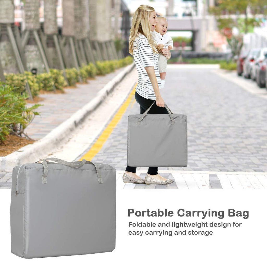 2 in 1 Portable Baby Playard with Mattress and Carry Bag V1195