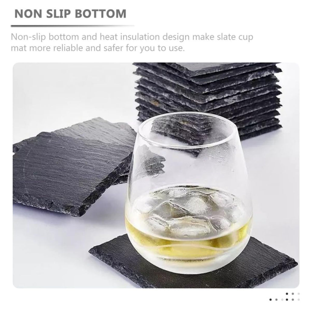 Natural Stone Cup Coaster Set 12pcs G232922