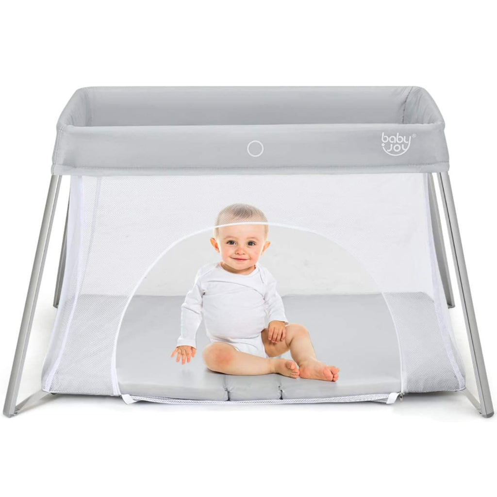 2 in 1 Portable Baby Playard with Mattress and Carry Bag V1195