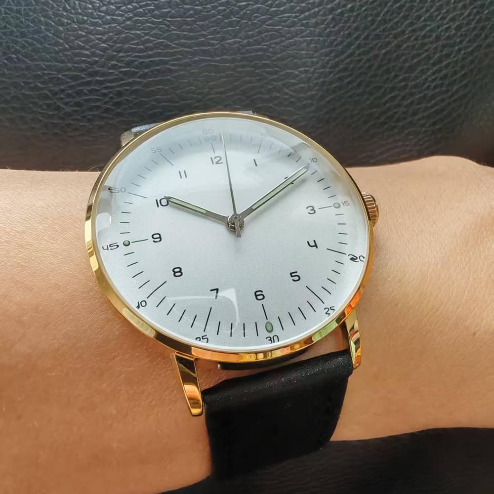 Vintage Mechanical Watch with Domed Glass and 40mm Case X68995