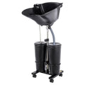 Portable Plastic Shampoo Unit with 2 Water Buckets O318
