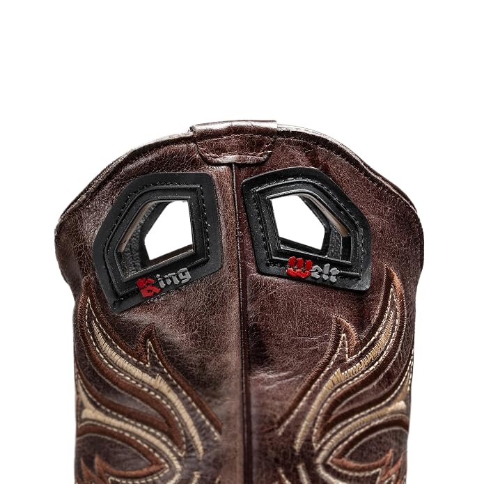 Genuine Leather Alligator Skin Print Western Work Boots P9836