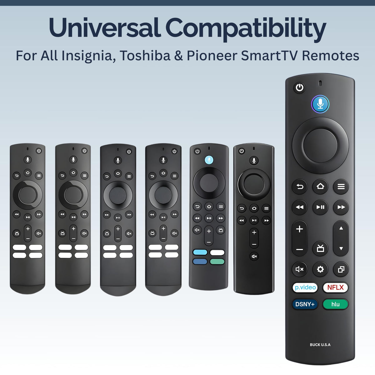 Replacement Voice Remote for Smart TVs, 1 Pack B807996