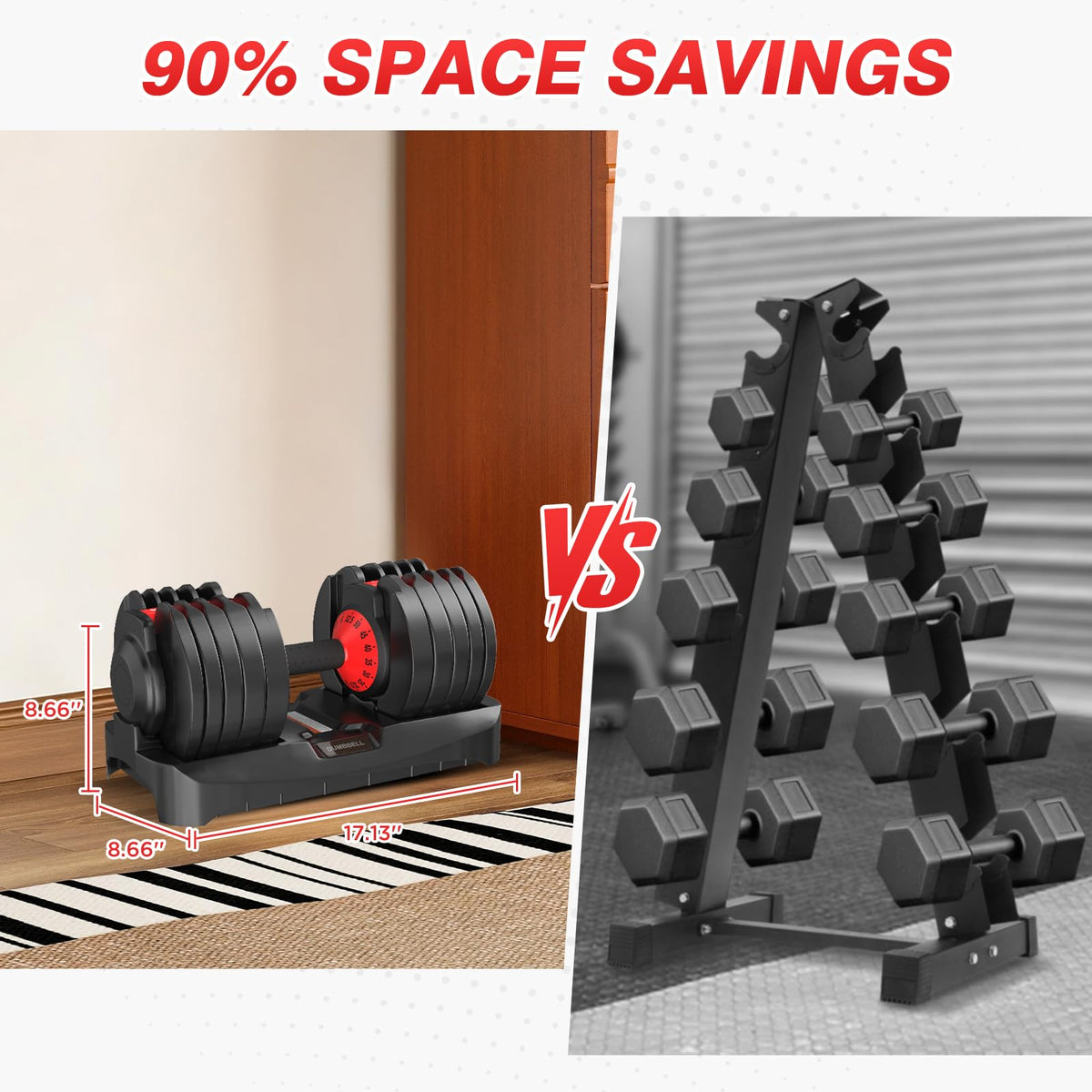 Adjustable Dumbbells Set of 2 Z64963