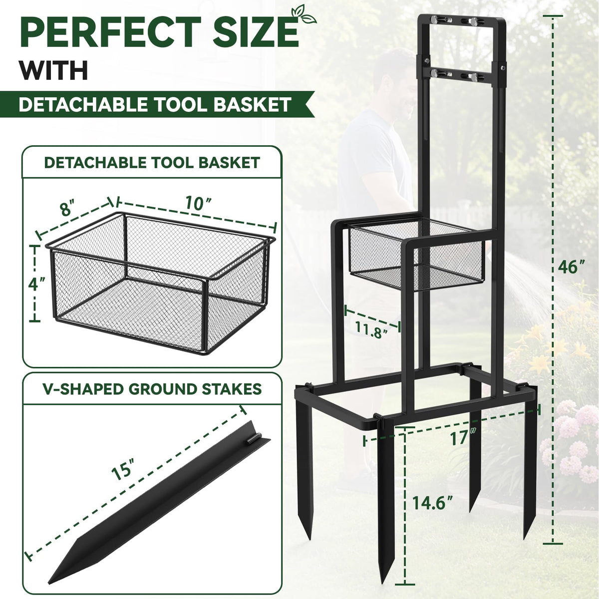 Retractable Hose Reel Stand/Mounting Post S361368