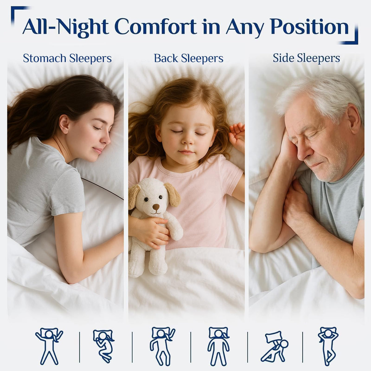King Size Pillows 2 Pack Cooling Down Alternative D812177