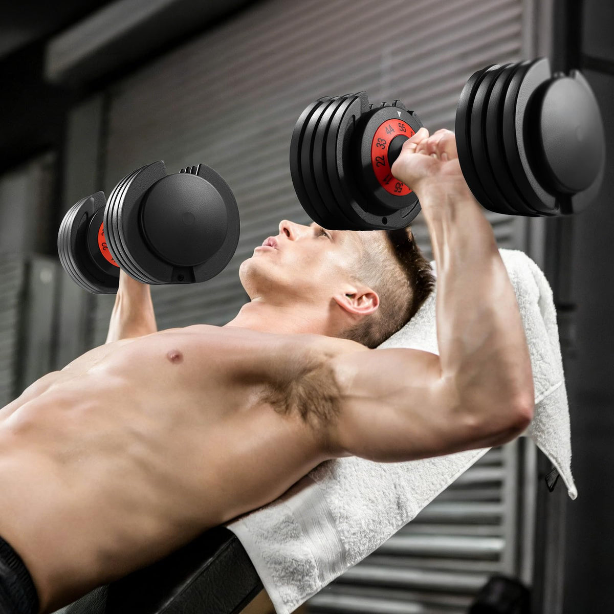 Adjustable Dumbbell Set 25/55 Lbs (Pair) Z237483