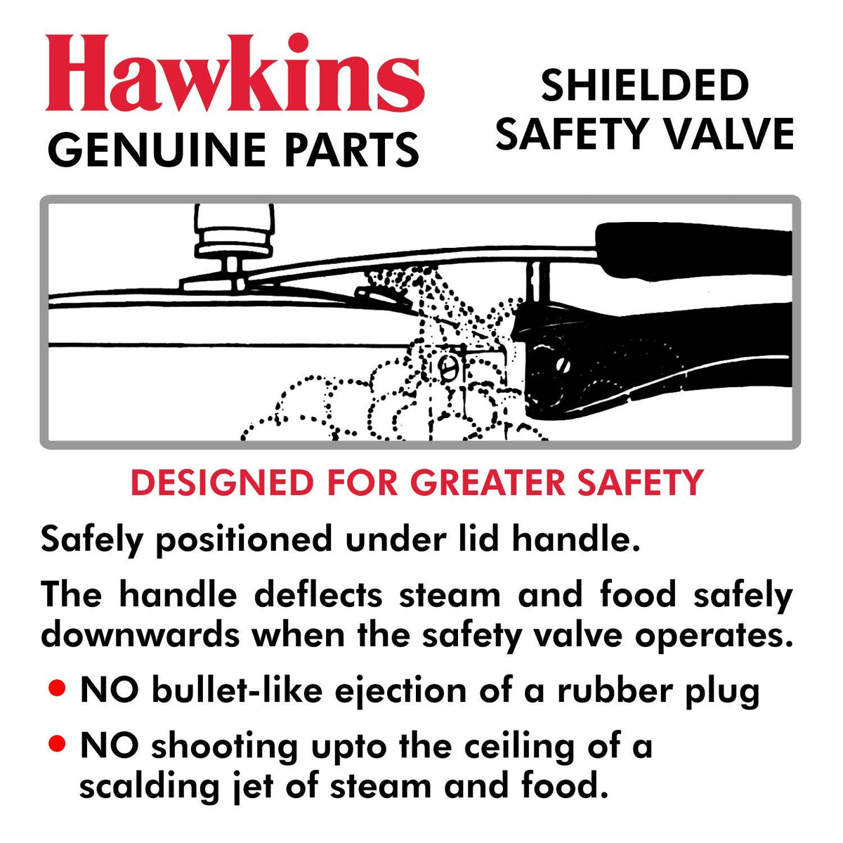 Aluminium Safety Valve for Pressure Cookers 1.5 to 14 Litre I71270