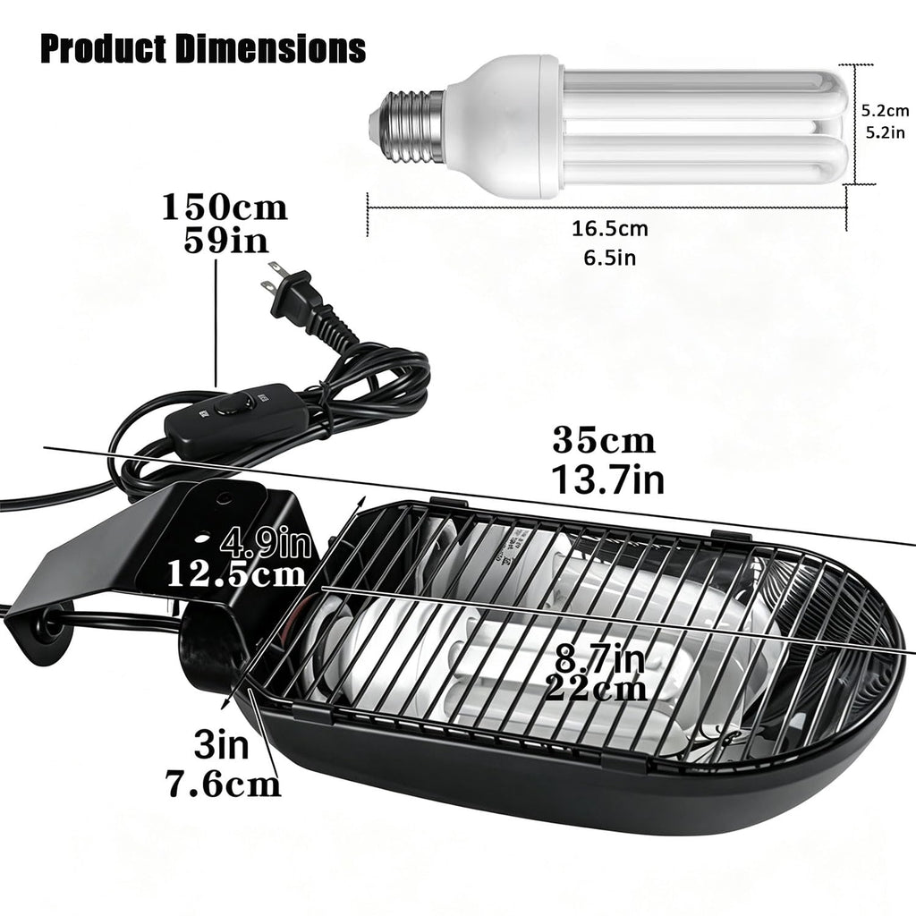 Bird Cage Light Fixture Combo Kit with Bulb E525345