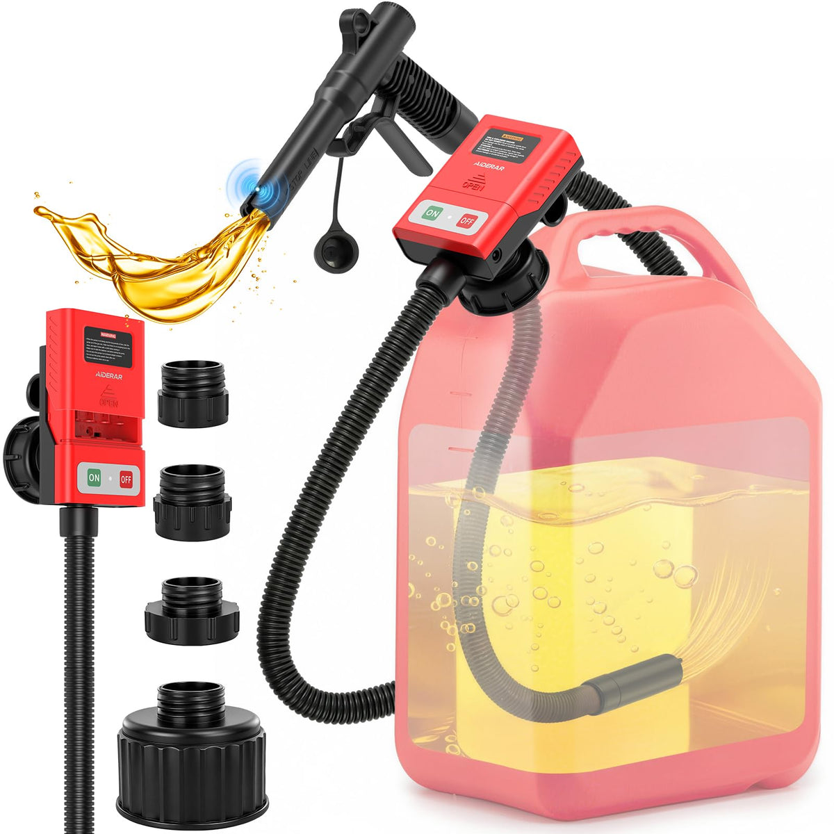 Battery Operated Fuel Transfer Pump with Auto-Stop D3651