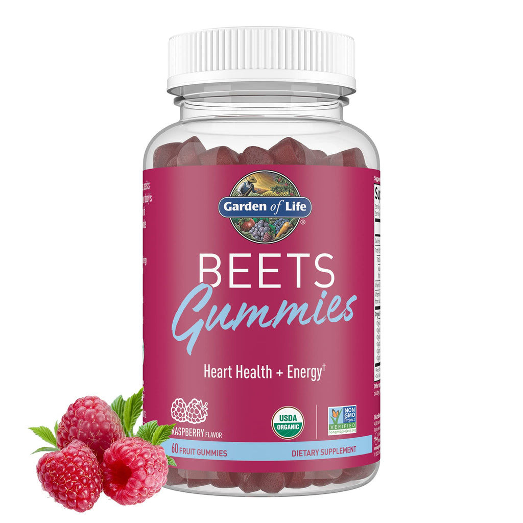 Organic Beet Gummies Raspberry Flavored 30 Servings Z428