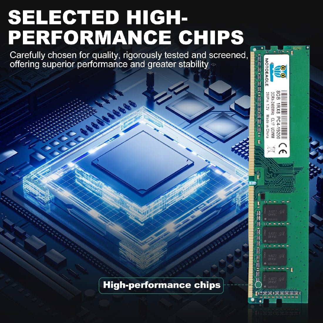 16GB DDR4 RAM 2x8GB 2400 MHz Non-ECC Desktop Memory KIT H1387