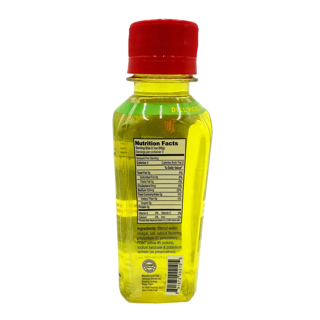 Electrolyte Pickle Shot Zero Caffeine & Gluten-Free 6.3 Oz (Pack of 18, Dill Pickle) D17751