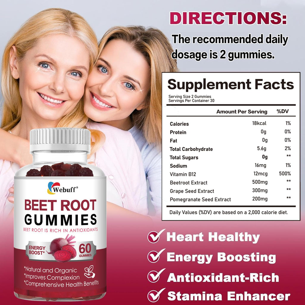 Sugar Free Beet Root Gummies L990