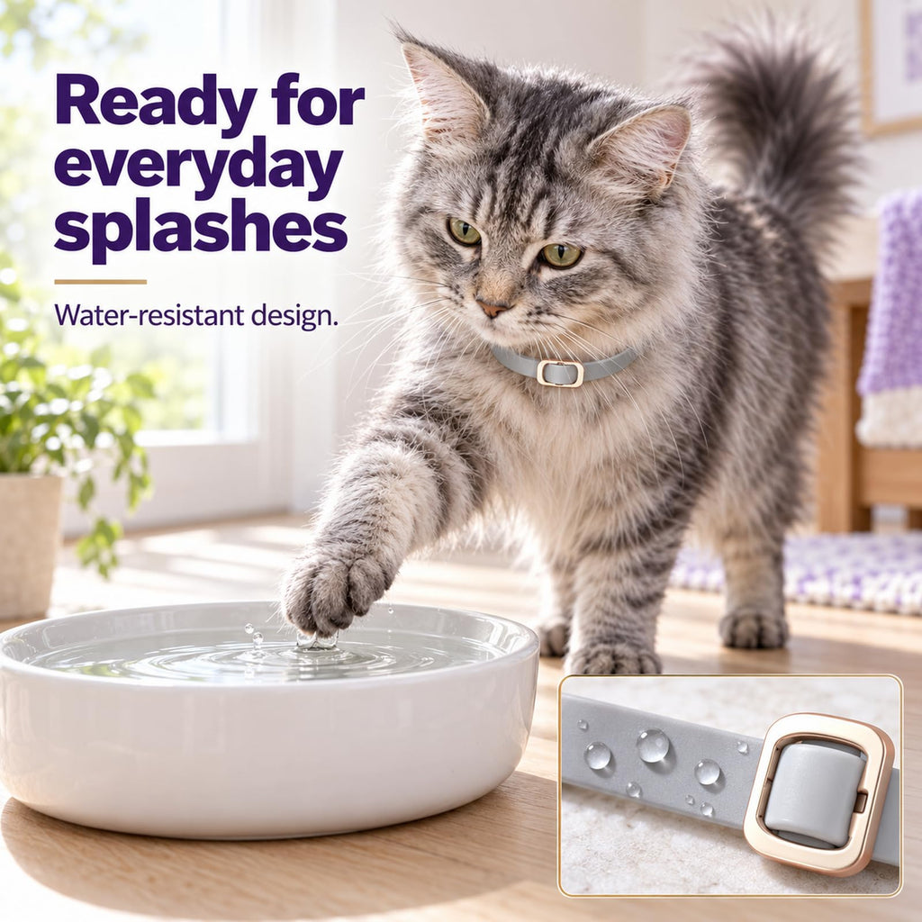Flea and Tick Collar for Cats 4 Pack Gray W17040