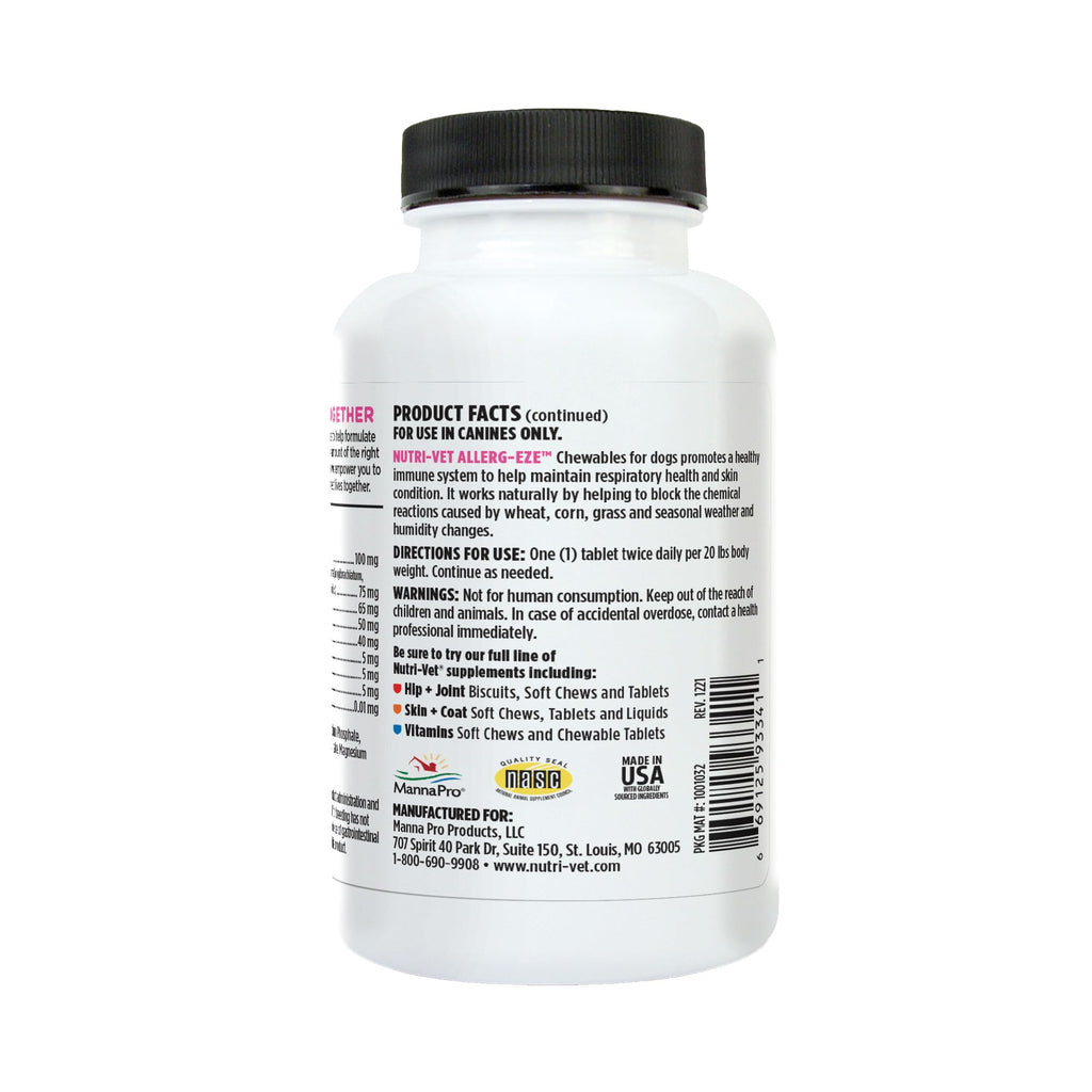 Dog Allergy Supplement 60 Count P925127