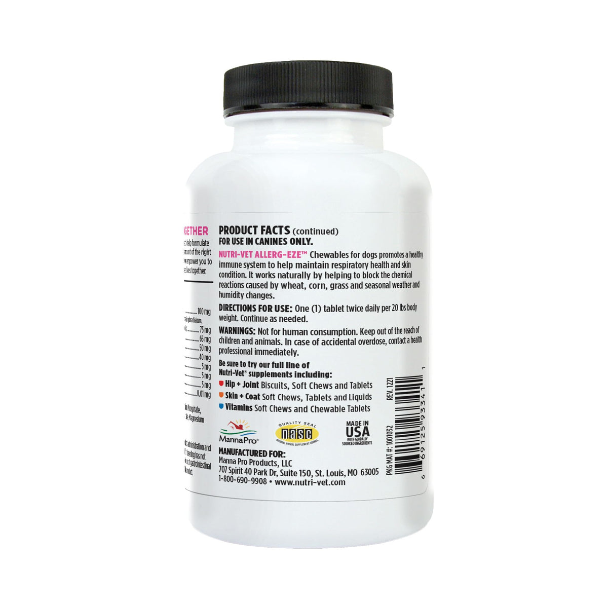 Dog Allergy Supplement 60 Count P925127